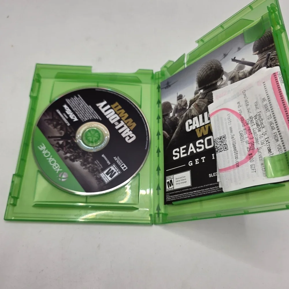 Activision Call of Duty WWII Xbox One 4K HDR FPS Shooter Military World War II